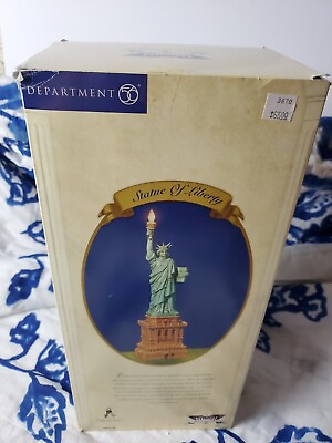 #ad Vintage Department 56 Statue Of Liberty 57708 American Pride Collection New NIB $165.50