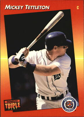 #ad 1992 Triple Play Baseball Card #44 Mickey Tettleton $1.69
