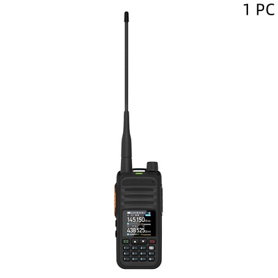 #ad 1PC Color Display UHF VHF AM FM Multi Band Walkie Talkie Handheld Transceiver $62.90