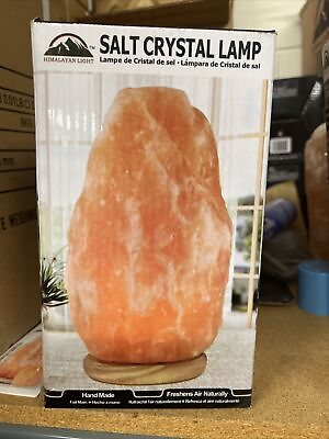#ad Himalayan Glow 1002 15W Salt Lamp Orange $8.00
