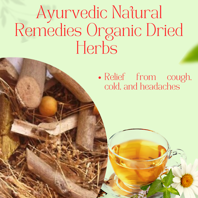 #ad Ayurvedic Natural Remedies Organic Dried 5 Herbs Headach Cough Cold Pain Relief $9.75