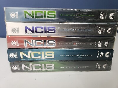 #ad NCIS Lot of 5 DVD Seasons 4 7 4 5 6 7 Complete Mark Harmon Naval 4 are NEW $18.19