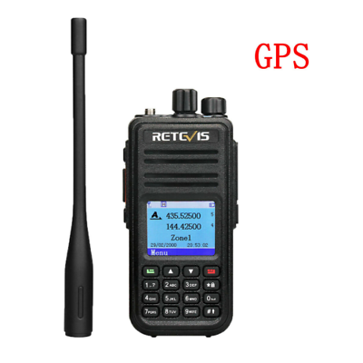 #ad Digital Ham Radio DMR Retevis RT3S GPS Dual Band Walkie Talkie 5W 2000mAh 3000CH $119.99