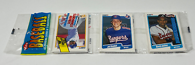 #ad Fleer 1990 MLB Baseball Rack Pack Sealed 45 Cards amp; 3 Logo Stickers New VTG $14.99