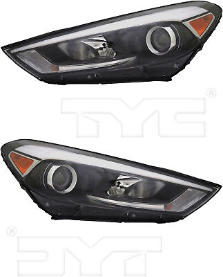 #ad For 2016 2018 Hyundai Tucson Headlight Driver and Passenger Side Halogen $619.13