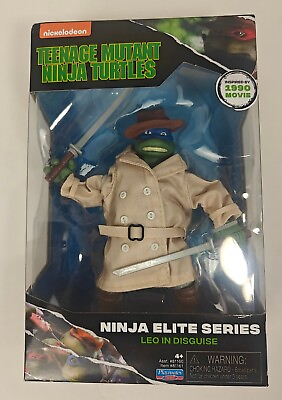 #ad Elite Series Leonardo In Disguise Teenage Mutant Ninja Turtles TMNT Playmates $19.98