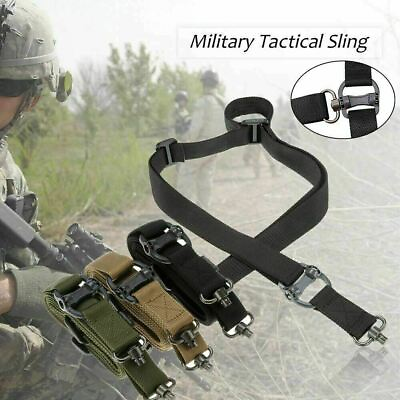 #ad Retro Tactical Quick Detach QD 1 2Point Multi Mission 1.2quot; Rifle Sling Adjust US $11.16