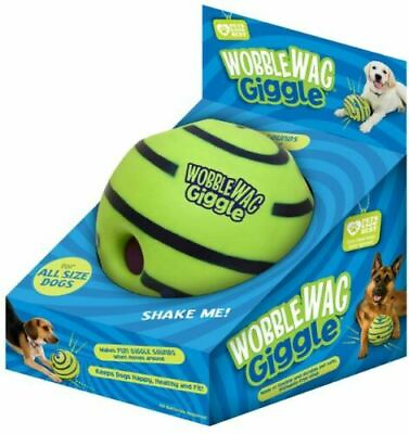 #ad 4 Pack Wobble Wag Giggle Ball Interactive Dog Toy Fun Outdoor Floating $39.95