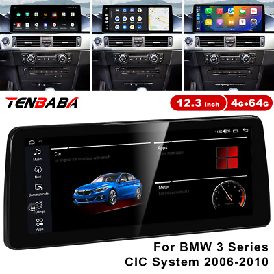 #ad Car 12.3#x27;#x27; GPS Stereo Player Dash 4GB64GB For BMW 3 Series CIC System 2006 2010 $450.75