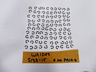 #ad Waldes type 5133 15 Snap Ring Retaining Ring Pack of 100 $25.00
