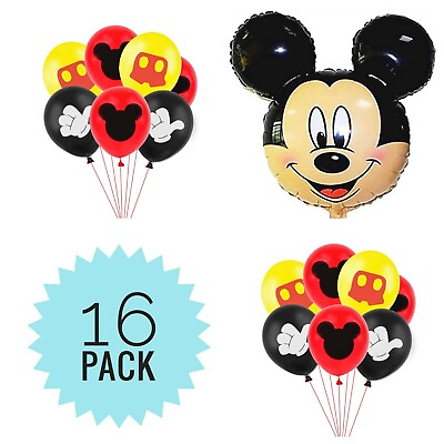#ad Mickey Mouse birthday party balloons decorations FREE SHIPPING $11.99
