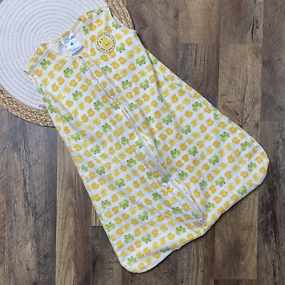 #ad Halo Sleepsack Wearable Blanket Frogs Ducks 0 6 Months Yellow Green $14.03