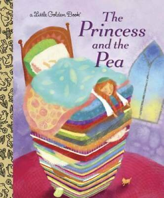 #ad The Princess and the Pea Little Golden Book Hardcover By Golden Books GOOD $3.76