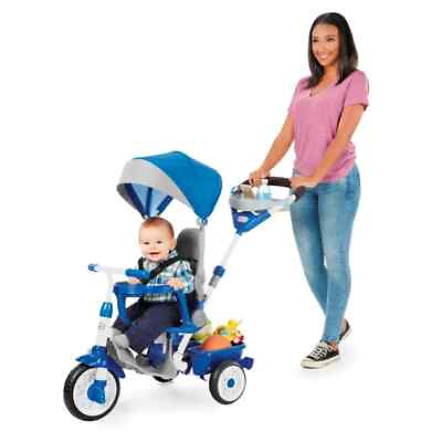 #ad Little Tikes Perfect Fit 4 in 1 Trike Blue $74.69