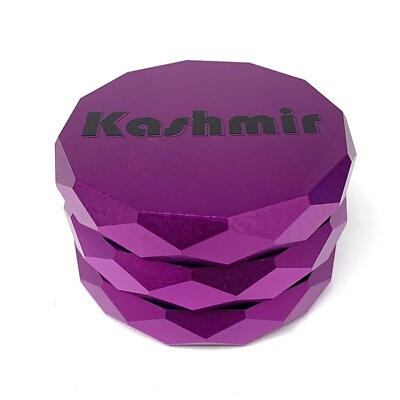 #ad Kashmir Premium 2.3quot; Aluminum Grinder 4 Piece Herb Spices Tobacco Crusher Purple $12.99