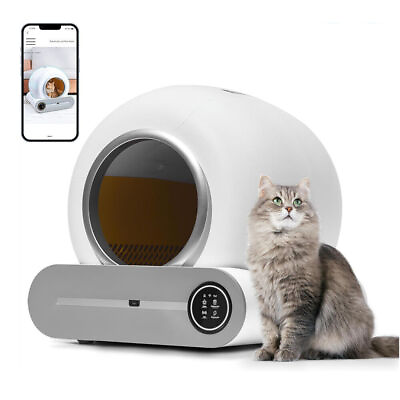 #ad Large Automatic Smart Cat Litter Box Self Cleaning Odor Removal WiFi APP Control $258.99
