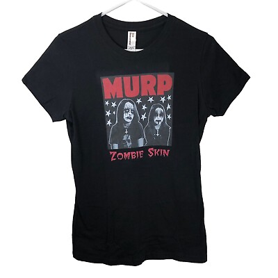 #ad Murp Zombie Skin T Shirt Top Tee Black Metal Kids Band America#x27;s Got Talent XL $10.20