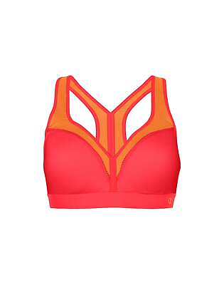 #ad Champion Sports Bra The Curvy V Neck Design Double Dry Moderate Support XS=2XL $22.50