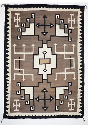 #ad Handwoven Navajo Kilim Wool Dhurrie Rug Size 8x10 ft Southwestern Style Carpet $730.00