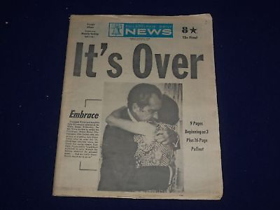 #ad 1974 AUGUST 9 PHILADELPHIA DAILY NEWS PRESIDENT RICHARD NIXON RESGINS NP 2976 $30.00