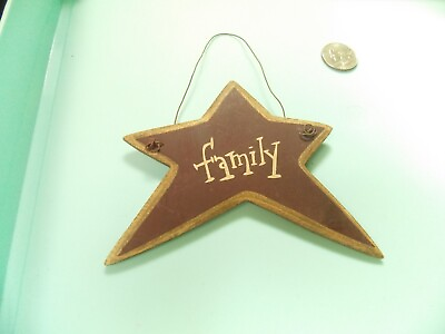 #ad Primitive Star Ornament family $3.29