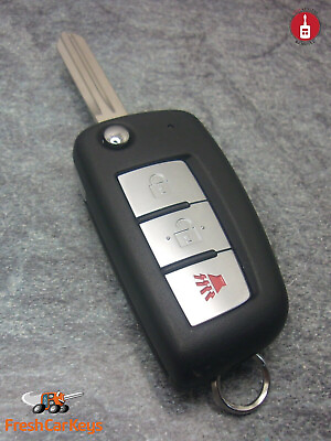 #ad #ad OEM 2014 2022 Nissan Rogue 3 BTN Flip UNCUT Key Remote Fob UNLOCKED CWTWB1G767 $24.95