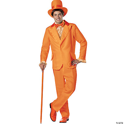 #ad Dumb and Dumber Lloyd Orange Tuxedo Costume Mens Halloween Goofball $79.99