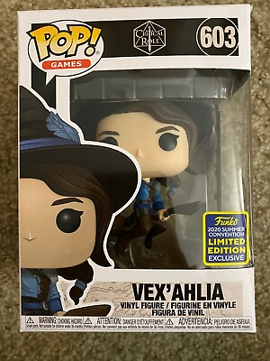 #ad Vex’ahlia Funko Pop SDCC Shared exclusive VEX#x27;AHLIA on BROOM IN HAND $21.99
