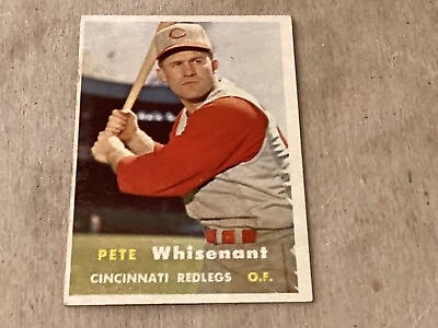 #ad 1957 Topps Baseball High Number #373 Pete Whisenant Near Mint Great Corners $2.99