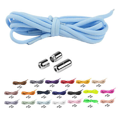 #ad No Tie Footwear Laces Lazy Locking Laces for Sneakers Elastic Speed Laces $7.47