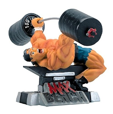 #ad #ad R4 Xtreme Workout Max Bench Figurine Bodybuilding Weightlifting Collectible $69.99