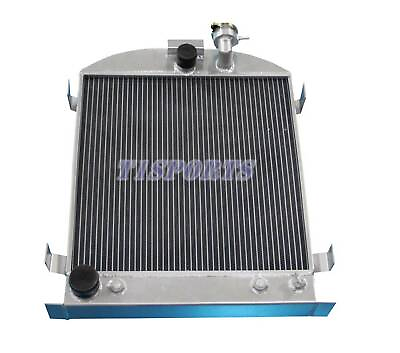 #ad Aluminum Radiator FOR Ford Hot Rod Chopped w Ford 302 V8 1931 32 Model A 62mm $139.90