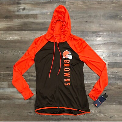 #ad Fanatics Womens XS Cleveland Browns Full Zip Hoodie New with Tags $21.97