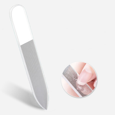 #ad 1PC Nano Glass Nail Buffer Durable File Shiner Manicure Files Nail Nail Art T dx $1.90
