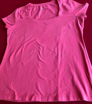 #ad Ladies#x27; Shirt Republic Pink Cotton Spandex Large $8.95