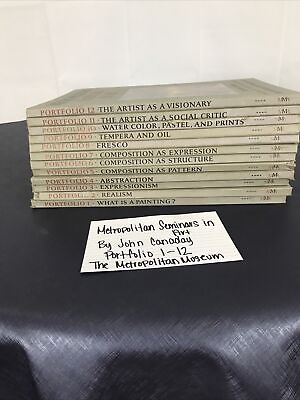 #ad Metropolitan Seminars In Art John Canaday Portfolio Book Lot print 1 12 1958 59 $76.46