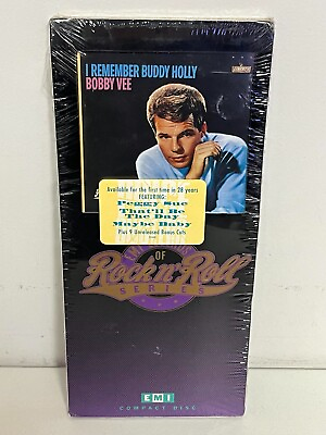#ad 1992 Bobby Vee I Remember Buddy Holly CD Long Box Rare New Sealed Rock Roll $145.83
