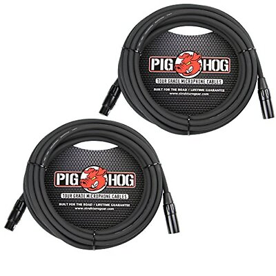 #ad Pig Hog PHM20 20#x27; XLR Cable 2 pack $28.99