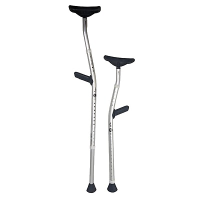 #ad MobiLegs Crutches Adjustable 4#x27;9quot; 6#x27;4quot; up to 300lbs Free And Fast Shipping $95.00