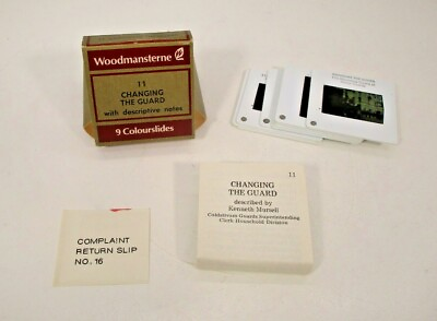 #ad 9 Woodmansterne Vintage Colour Slides quot;Changing the Guardquot; $12.68