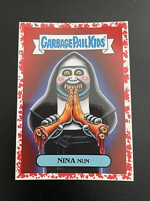 #ad Garbage Pail Kids 12a Nina Nun Red 44 75 Topps 2019 Revenge Oh Horror ible $15.00