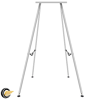 #ad 103quot;x115quot; Aerial Stand Portable Rig Frame Yoga Swing Bar Indoor amp; Outdoor Steel $215.00