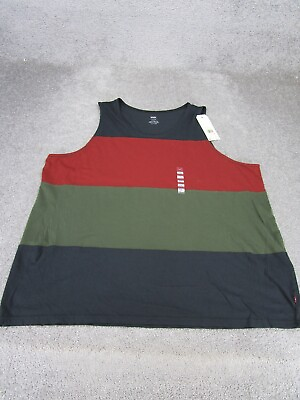 #ad Levi#x27;s Tank Top Mens 2Xl Multicolor Relaxed Cotton Casual NEW $19.99
