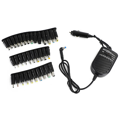 #ad Car Laptop Notebook 12V 80W Univ Power Supply With Universal 34 Tips 12V 80W USA $23.89