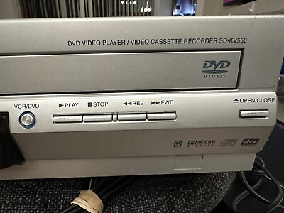 #ad Toshiba DVD VCR Player SD KV550 4 Head HiFi VHS Combo. Power On Tested. $35.00