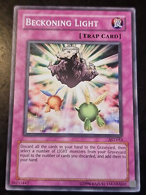 #ad BECKONING LIGHT AST 053 Common Unlimited Yugioh $1.00