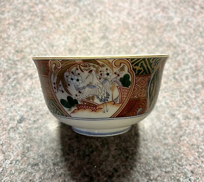 #ad Japanese Imari porcelain bowl $12.00