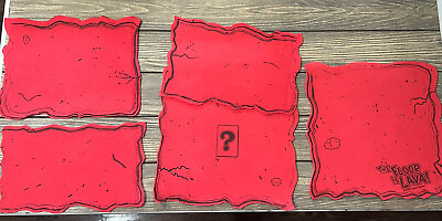 #ad The Floor is Lava Game Replacement Piece Part Red Floor Pieces $8.99