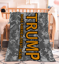 #ad Donald Trump Blanket FREE SHIPPING Hunting Fleece Blanket Sign Flag USA 5x7 Foot $74.95