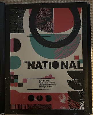 #ad The National Poster N4 Chicago IL May 21 2023 Delicious Design League S N $54.95